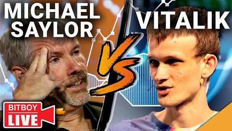 VITALIK VS. SAYLOR BATTLE (WHAT'S NEXT FOR BITCOIN!?)