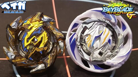 HELL SALAMNDER .0.Zt vs AIR KNIGHT .V.Vl (especial GT) - Beyblade Burst ベイブレードバースト