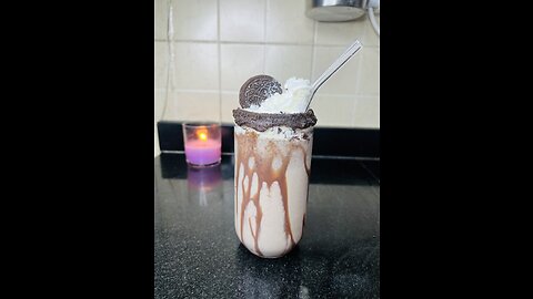 Oreo Caramel shake#yummlicious#kidsfavourite