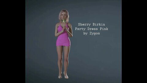 Resident Evil 2 Remake Sherry Birkin Pink Party Dress outfit