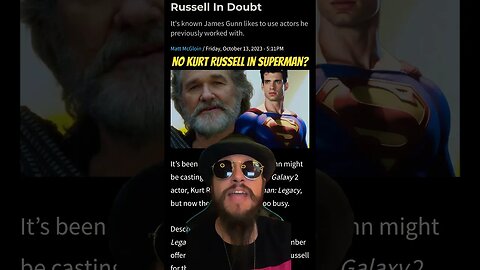 DC Rumor Mill Says Kurt Russell WILL NOT Be In Superman Legacy #dc #superman #shorts