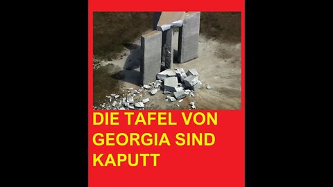 DIE TAFEL VON GEORGIA SIND KAPUTT