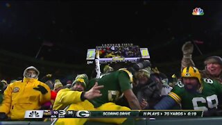 Packers rout Vikings 37-10 in cold to take NFC's No. 1 seed