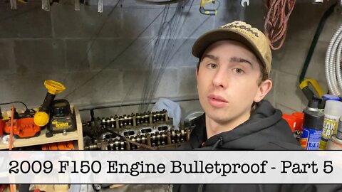 2009 Ford F-150 Repair - Engine Bulletproof - Part 5 - Cleaning the Heads and Down Pipe Bolt Removal