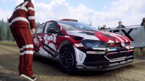 DiRT Rally 2 - Polo GTI Plods Through Glencastle Farm