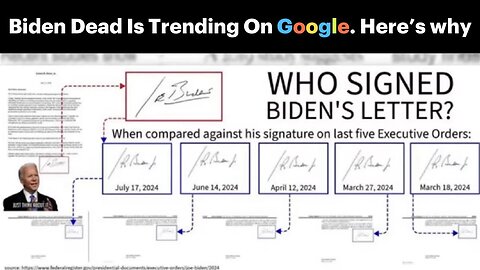 Biden Dead is Trending on Google Here's Why