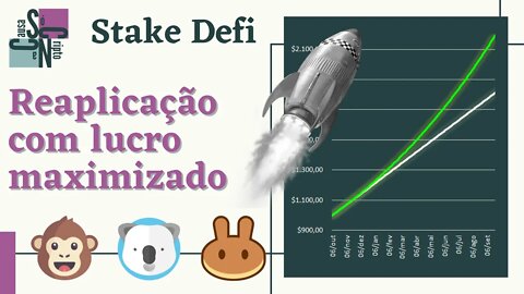 Maximizar os lucros do seu investimento em Defi reinvestindo no momento ideal.