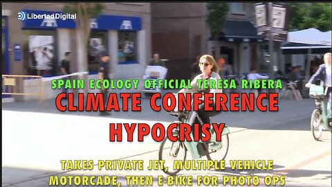 CLIMATE CONFERENCE HYPOCRISY