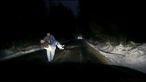 New England Trooper Carries Man With Alzheimer's Lost In Storm To Safety