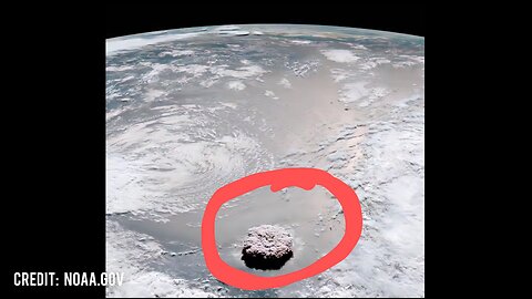 Hunga Tonga volcano eruption