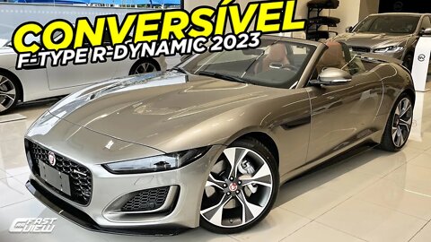 NOVO JAGUAR F-TYPE ROADSTER R-DYNAMIC 2023 MELHOR CONVERSÍVEL DOS ESPORTIVOS?