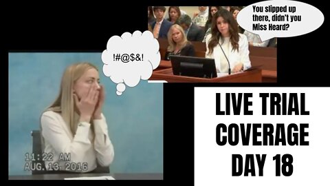 Johnny Depp v Amber Heard Trial DAY 18 LIVE COVERAGE