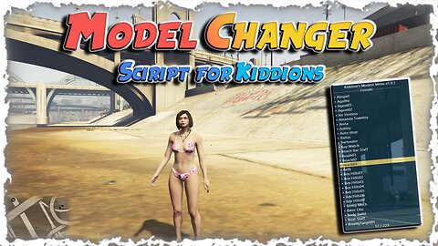 GTA V Online 1 69 Model Changer Script for Kiddions Mod Menu 1 0 1 and ROLE PLAY SERVER