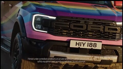 The New Gay Ford Raptor with the pedophile colors, 🤢🤮