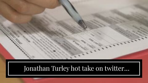 Jonathan Turley hot take on twitter censorship… Team Biden is dirty…