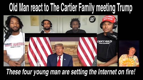 Old Man reacts to The Cartier Family meeting Trump in Detroit. Black support for MAGA is real!