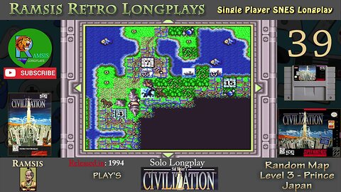 Sid Meier's Civilization | 1994 | SNES | Prince | Random | Japan - Episode #39