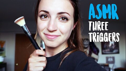 ASMR - 3 Triggers for You! (Brushing, Hand Movement, Sea Glass)