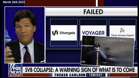 Bank Crash | Regulators Seize Signature Bank (March 12th 2013) | "The Old Systems of Trust and of Ownership Will Have to Adapt Radically." - Yuval Noah Harari | "I Expect There Be Bank Runs Beginning Monday." - Bill Ackman (Billionaire