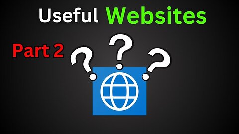 Watch Before It Get Deleted !! 🤯 Useful Websites part 2