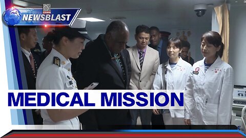 Chinese navy hospital ship, dumating sa Vanuatu para sa isang medical mission