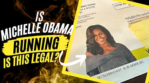 Why Does Michigan Voter Registration Form Have Michelle Obama's Photo on Them? Is This Legal?