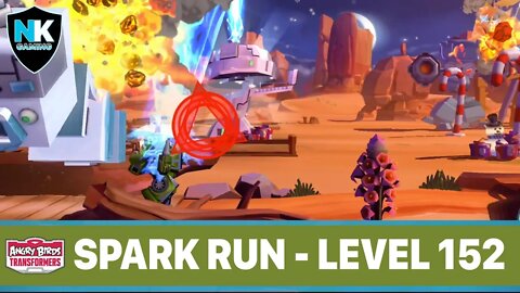 Angry Birds Transformers - Spark Run Series - Level 152 - Featuring Hound