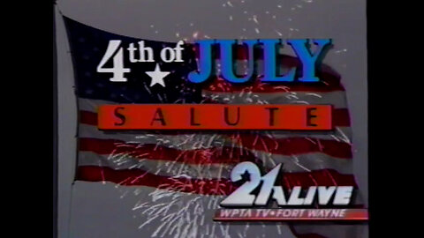 July 4, 1992 - WPTA Spots for Boys & Girls Clubs, 'Entertainment Tonight' & July 4 ID