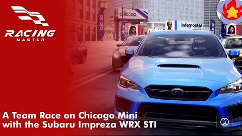 A Team Race on Chicago Mini with the Subaru Impreza WRX STI | Racing Master