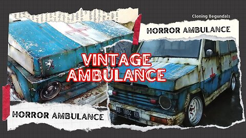 A terrifying ambulance from a used Toyota Kijang KF 10