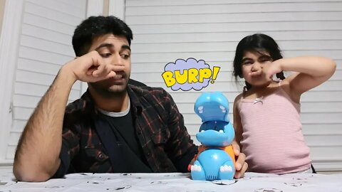 Evana VS Brother Pretend Play Burping Bobby Game for Kids!!!