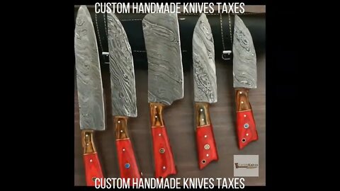 Custom Handmade Knives taxes #shorts #knives