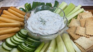 Creamy Dill Dip For Chips, Crackers, Breadsticks & Veggies I Greek Yogurt Dill Dip by Gastro Guru