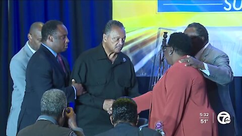 Civil rights icon Rev. Jesse Jackson talks with 7 Action News about his life and automotive missions