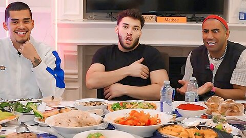 Adin Ross, Fousey, & Sneako MUKBANG..