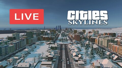 Live - Cities: Skylines - Frio de Janeiro - Ep 4 - Metrô + Expansão populacional