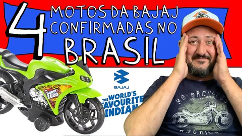 4 motos de PLÁSTICO da BAJAJ confirmadas no BRASIL, Casa de ferreiro, espeto de pau