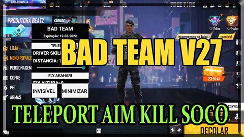 NOVA SENHA BAD TEAM V27 MELHOR HACKER GRÁTIS 🔥 FLY AIM KILL SOCO🔥 TELEPORT SOCO 🔥 📣 LINK DIRETO 📥