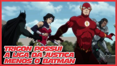 LIGA DA JUSTIÇA POSSUÍDA PELO TRIGON - animação dos novos 52