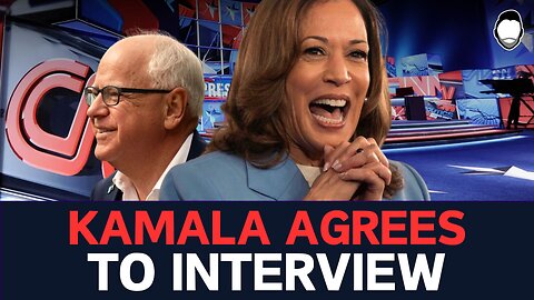 Kamala FINALLY AGREES Media Interview with CNN