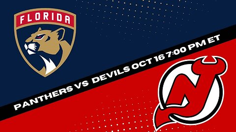 Panthers vs Devils Prediction, Pick and Odds | NHL Hockey Pick for 10/16