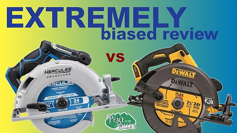 DeWalt vs Hercules Circular Saw Exhaustive Comparison - E152