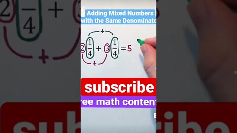 adding mixed fractions