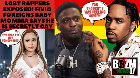 LGBT Rappers Exposed! Fivio Foreign's Baby Momma Says He Is Secretly Gay