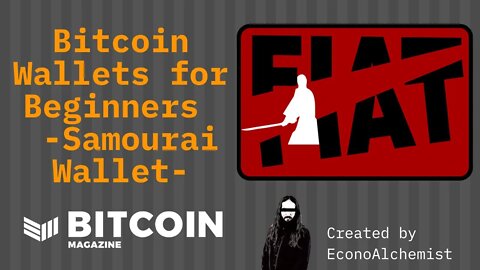 Bitcoin Wallets For Beginners: How to Install and Use Samourai Wallet - EconoAlchemist