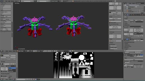 fractal-combat-game-asset-hard-surface-modeling-texturing-in-blender