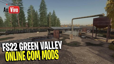 🔴 LIVE FS22 TESTANDO OS MAQUINÁRIOS PESADOS - FARMING SIMULATOR 22 MAPA GREEN VALLEY