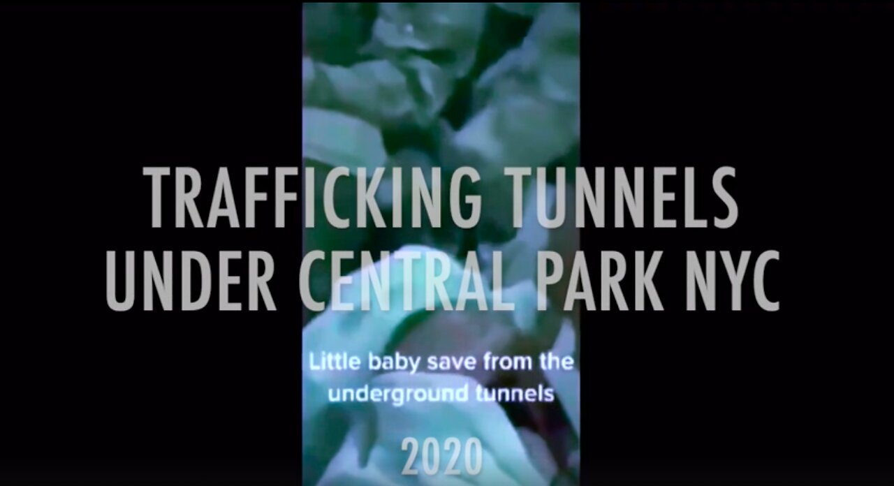 TRAFFICKING TUNNELS UNDER CENTRAL PARK, NYC 2020