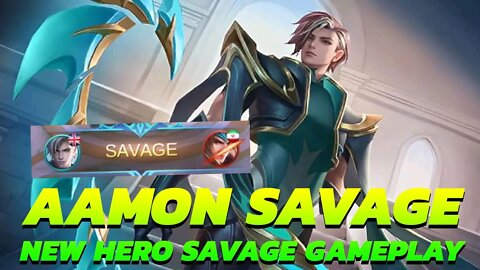 Crazy 20 Kills Aamon New Broken Assassin!! - New Hero Aamon by MGMK - MLBB