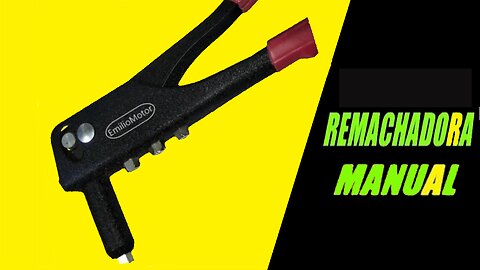 ✅👉REMACHADORA MANUAL👈. Como es, para qué sirve y como se usa. #remaches #remachadora #riveter